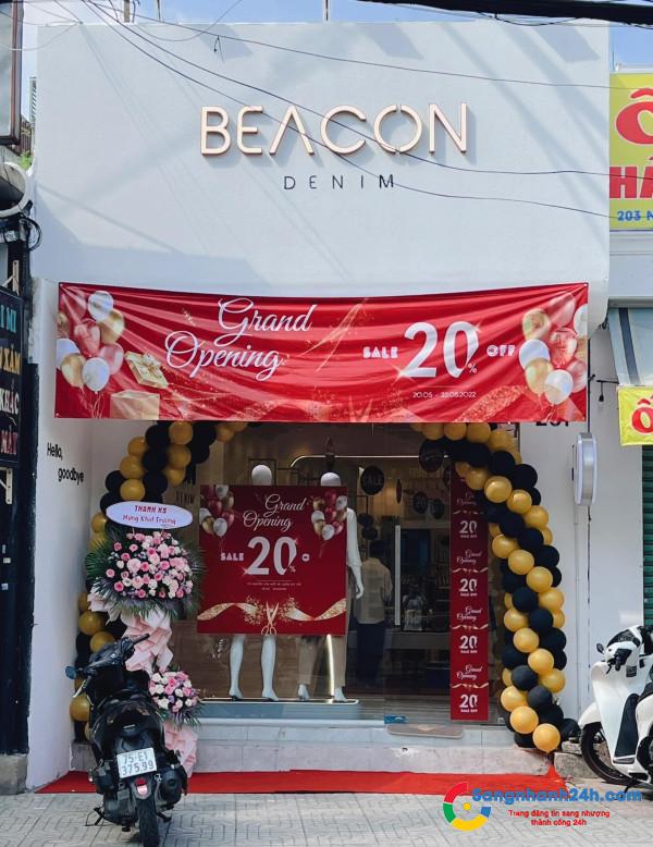 Sang Nhượng Shop Thời Trang Thương Hiệu BEACON DENIM Mặt Tiền Nguyễn Văn Khối Quận Gò Vấp.