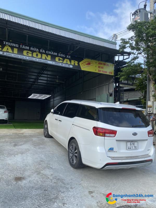 Sang tiệm rửa - sửa xe