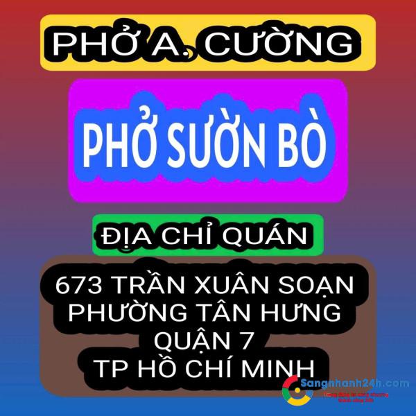 Sang quán phở - hủ tiếu