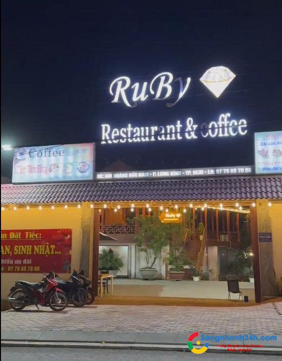 SANG NHƯỢNG NHÀ HÀNG HOẶC CHIA CỔ PHẦN NHÀ HÀNG RUBY 