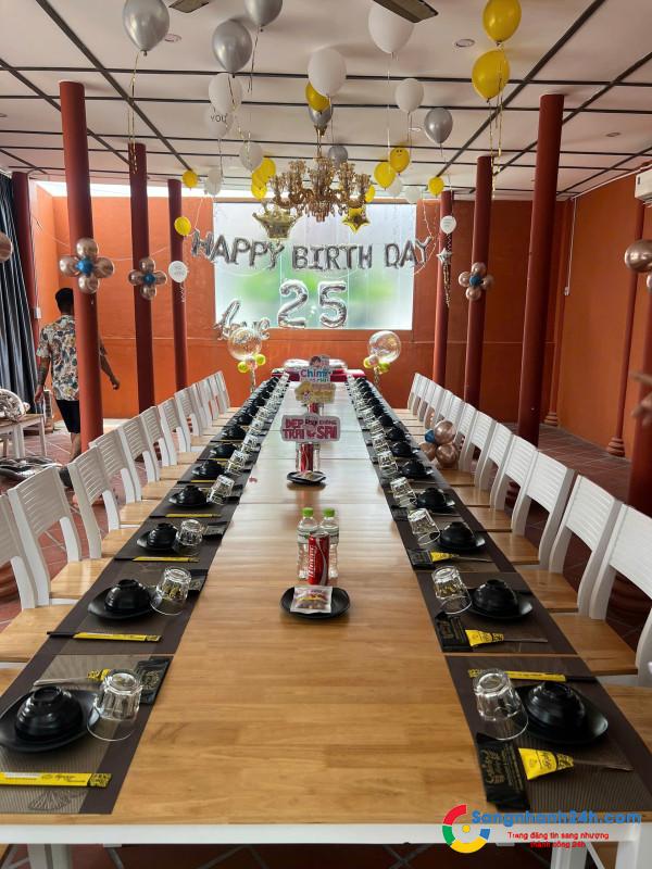 SANG NHƯỢNG NHÀ HÀNG HOẶC CHIA CỔ PHẦN NHÀ HÀNG RUBY VIEW SÂN VƯỜN THOÁNG MÁT