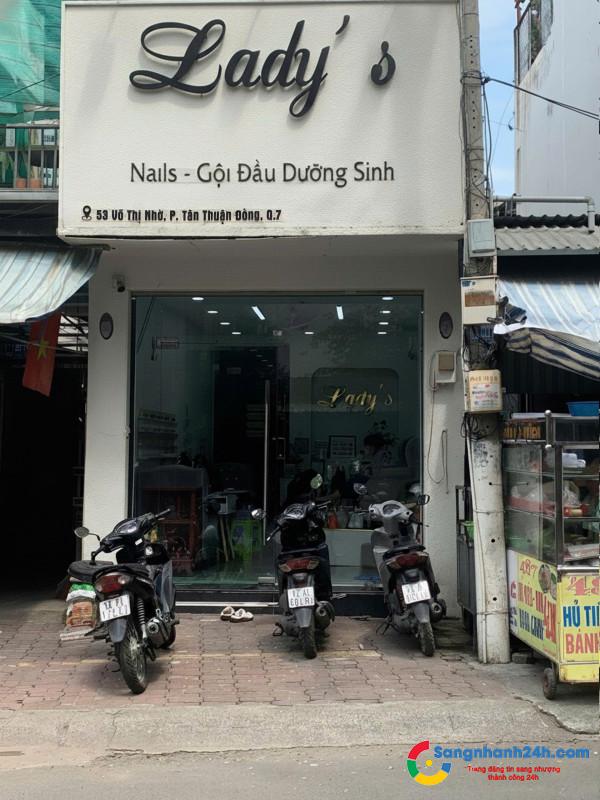 Sang Nhượng Tiệm Nail Gội Đầu Dưỡng Sinh Tại Quận 7