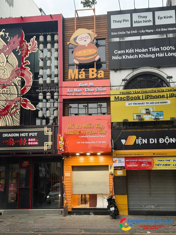 SANG MẶT BẰNG VÀ TOÀN BỘ ĐỒ DÙNG TIỆM HOẶC CHO THUÊ LẠI