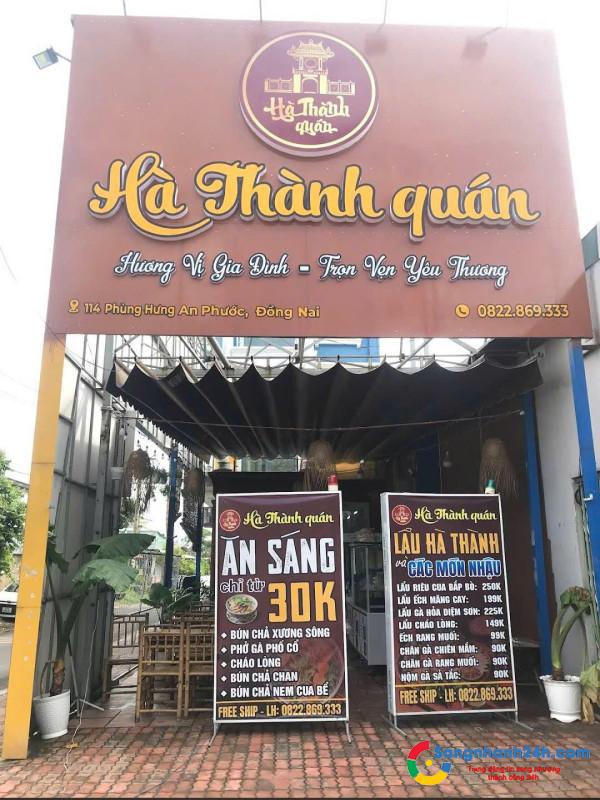 SANG NHƯỢNG GẤP QUÁN ĂN 2 MẶT TIỀN – FULL SETUP BÚN PHỞ + LẨU NHẬU