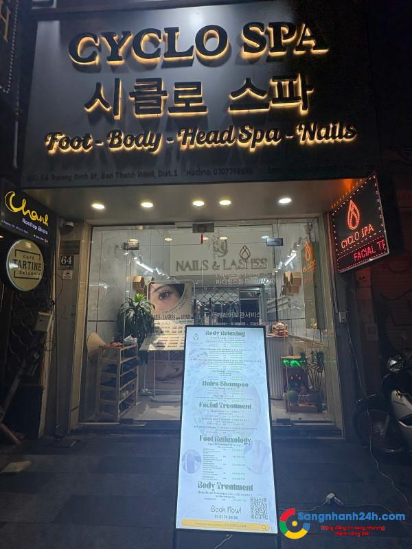 SANG NHƯỢNG SPA TẠI TRUNG TÂM QUẬN 1 